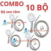 Combo 10 Bộ Sen Tắm Nhựa Xi Chỉnh - Phù Hợp Củ Sen Nóng/Lạnh, Kèm Tay Dây Cài, Giá Ưu Đãi 740.440₫