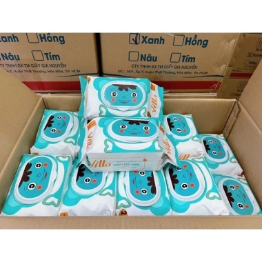 Combo 10 gói Khăn giấy ướt 25g Hiếu Khang Size lớn cho bé và anh toàn - Giá chỉ 99.000đ
