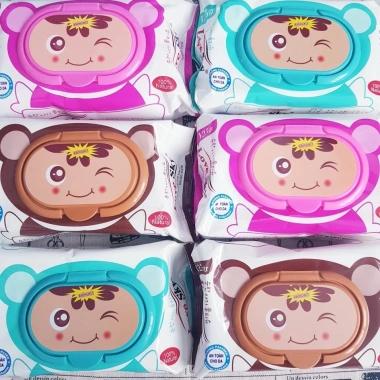 Combo 10 gói Khăn giấy ướt 25g Hiếu Khang Size lớn cho bé và anh toàn - Giá chỉ 99.000đ