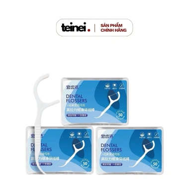 Combo 10 hộp (500 cái) tăm chỉ Nha khoa Dental Flossers - Chỉ 49.000 VND