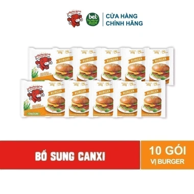 Combo 10 Phô mai Lát Con Bò Cười Burger 200g - Giá chỉ 658.000 VNĐ, giảm 150.000 2