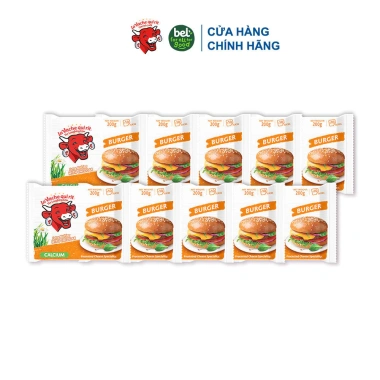 Combo 10 Phô mai Lát Con Bò Cười Burger 200g - Giá chỉ 658.000 VNĐ, giảm 150.000 3