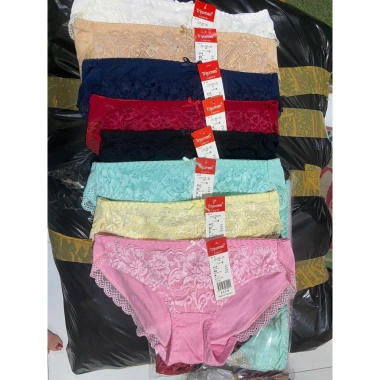 Combo 10 quần lót thun cotton phối mông, đủ size, 8 màu - Giá ưu đãi 157.000₫