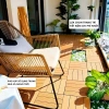 Combo 11 tấm vỉ lót sàn ban công PVC D30xR30cm - Độ bền 5 năm, Giá 379.000₫