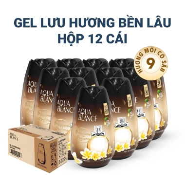 Combo 12 Sáp Thơm AQUABLANCE - Tinh Dầu Hương Kép 9 Hương Phòng Ngủ, Tủ Quần Áo 600k