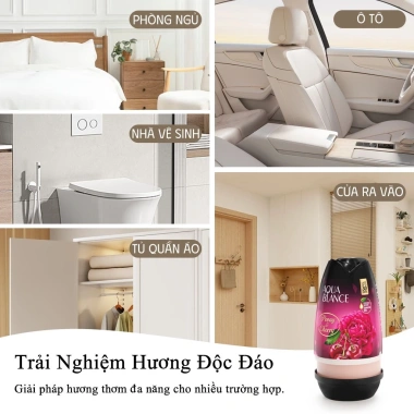 Combo 12 Sáp Thơm AQUABLANCE - Tinh Dầu Hương Kép 9 Hương Phòng Ngủ, Tủ Quần Áo 600k