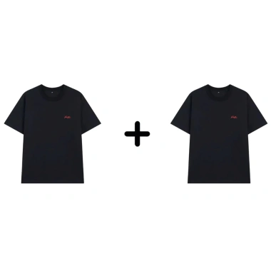 COMBO 2 Áo Thun PN STORE Cổ Tròn Vải Cotton 250gsm Thoáng Mát Co Gian Họa Tiết Thêu Logo Nổi AT05 15