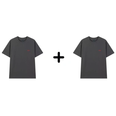COMBO 2 Áo Thun PN STORE Cổ Tròn Vải Cotton 250gsm Thoáng Mát Co Gian Họa Tiết Thêu Logo Nổi AT05 17