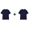 COMBO 2 Áo Thun PN STORE Cổ Tròn Vải Cotton 250gsm Thoáng Mát Co Gian Họa Tiết Thêu Logo Nổi AT05 18