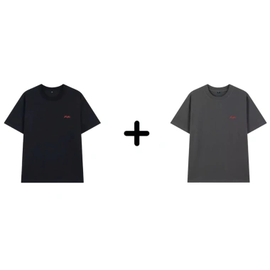 COMBO 2 Áo Thun PN STORE Cổ Tròn Vải Cotton 250gsm Thoáng Mát Co Gian Họa Tiết Thêu Logo Nổi AT05 20