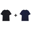 COMBO 2 Áo Thun PN STORE Cổ Tròn Vải Cotton 250gsm Thoáng Mát Co Gian Họa Tiết Thêu Logo Nổi AT05 21