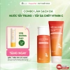 Combo 2 Bước Tẩy Trang và Tẩy Da Chết Sơ-ri Vitamin C Cỏ Mềm - Giá chỉ 395.000đ