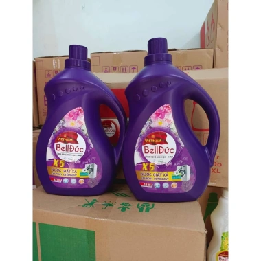 Combo 2 can Nước Giặt Xả Màu Tím Bell Đức 3L6 - Hương Anh Đào Cá Ngựa, 295k