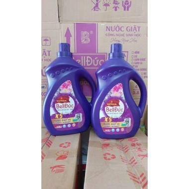 Combo 2 can Nước Giặt Xả Màu Tím Bell Đức 3L6 - Hương Anh Đào Cá Ngựa, 295k