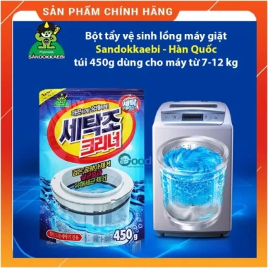 Combo 2 Gói Bột Tẩy Vệ Sinh Lồng Máy Giặt Siêu Sạch Hàn Quốc Giá 75.000 2