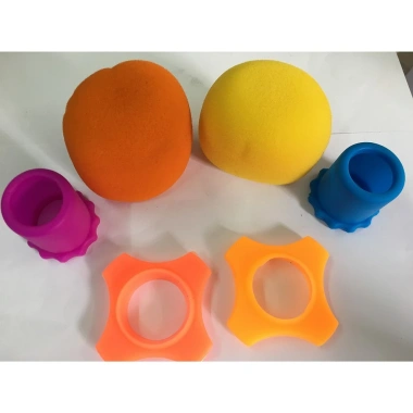 Combo 2 mút bọc đầu micro và 2 vòng chống lăn micro và 2 chụp đuôi 2