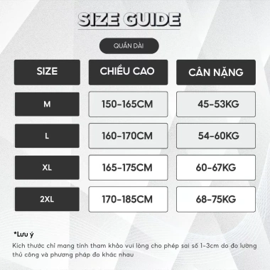 Combo 2 Quần Áo Giò Nam Nữ Mềm Mại Trẻ Trung, Vải Xi Độ Bền, Giá Ưu Đãi 189k 7