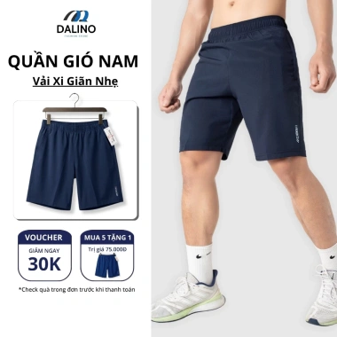 Combo 2 Quần short Thể Thao Nam DALINO Vải Xi Gió Thoáng, 2 Túi - 158.400₫