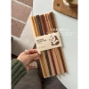 Combo 2 sét đũa gỗ cánh gà 10 đôi – Đũa chắc chắn, kháng khuẩn, thích hợp cho gia đình và nhà hàng, giảm còn 56.999₫ 2