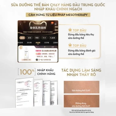 Combo 2 Sữa Dưỡng Thể Olay 5% Niacinamide Vitamin C 260g Hương Hoa – 624k 7