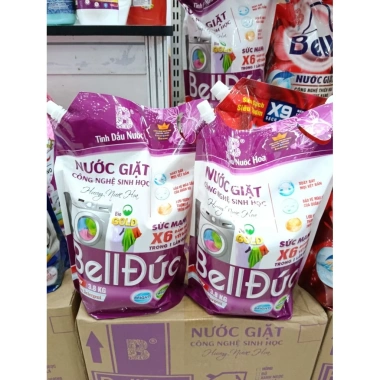 Combo 2 túi Bell Đức 3l8 màu tím - Nước giặt xả hương cá ngựa, giá chỉ 132.300₫ 10 Combo 2 túi Bell Đức 3l8 màu tím - Nước giặt xả hương cá ngựa, giá chỉ 132.300₫ 10
