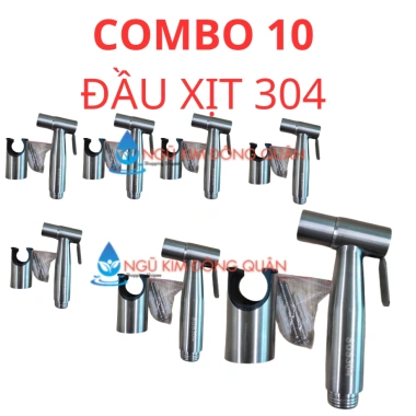 Combo 20 Tay xịt inox 304 – Lắp cho phòng vệ sinh, giá ưu đãi 385.200₫ 2