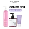 Combo 3 in 1 Black Opium Sữa tắm, Dưỡng thể, Lăn khử mùi Grace và Glow Rosslyn Chính Hãng 263k