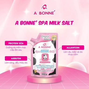 Combo 3 Muối Tắm A Bonne Sữa Bò 350g - Da Sáng Mịn, Giá Ưu Đãi 81.200 VND 5