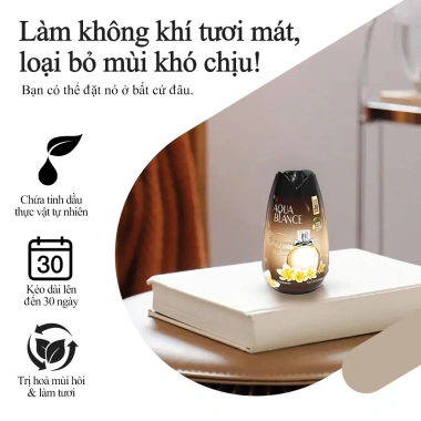 Combo 3 Sáp Thơm AQUABLANCE 200g Hương Tinh Dầu Tự Nhiên – Thơm Lâu Cho Ô Tô, Phòng Ngủ, Phòng Tắm, Giá 170.000₫