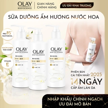 Combo 3 Sữa Dưỡng Thể Olay Vitamin B5 Dưỡng Ẩm, Hương Dạ Lan Hương – Giá chỉ 792.000đ