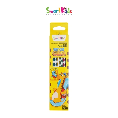 Combo 3/6/12 Bút chì Định vị Smartkids Gira PC22 2B – 12 cây giá ưu đãi 16.500 VND cho học sinh 6