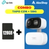 Combo 3M Tapo C216 + Thẻ 128GB Xoay 360° 2 chiều Màu Ban đêm Giá 1.197.000₫