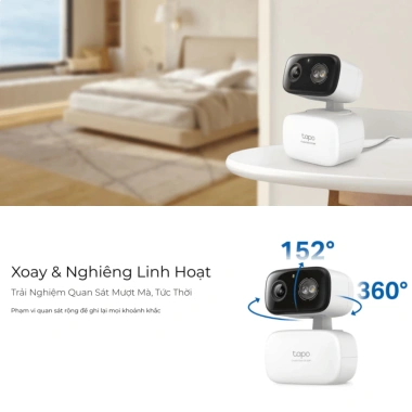 Combo 3M Tapo C216 và Thẻ 64GB - Camera 360 Đàm thoại 2 chiều Ban đêm TP-Link, 937k