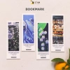 Combo 4 Bookmark Tranh Gouache Cán Màng Mờ Chống Nước 5x14cm Ưu Đãi 21.000 VND