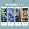 Combo 4 Bookmark Tranh Gouache Cán Màng Mờ Chống Nước 5x14cm Ưu Đãi 21.000 VND 10