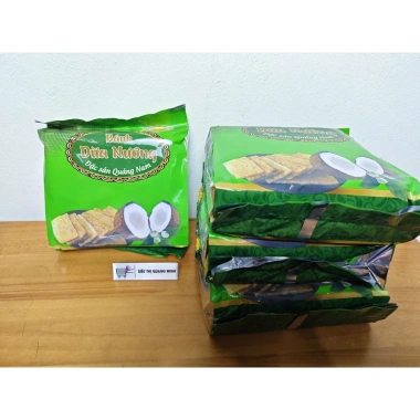 Combo 5 - 10 Gói Gói Bánh Dừa Nướng Quỳnh Trân 150gr Đặc Sản Quảng Nam, Thơm Ngon, Giòn Rụm 4 Combo 5 - 10 Gói Gói Bánh Dừa Nướng Quỳnh Trân 150gr Đặc Sản Quảng Nam, Thơm Ngon, Giòn Rụm 4
