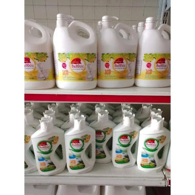 Combo 5 chai 5L Nước lau sàn Bell Đức Trái Bồ Hòn Chanh - Xua đuối, ruồi muỗi, giá ưu đãi 69.000đ 3