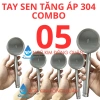 Combo 5 tay sen tăng áp inox 304 không dây – Tăng áp mạnh, giá chỉ 224.700 VND