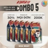 Combo 5 Túi Cát Đất Sét Kimiko 9L – Vón Cục Siêu Chắc, Khử Mùi, Ít Bụi, Tiết Kiệm 219k