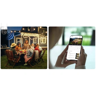 Combo 5M Dahua DH-P5AS-PV, Thẻ 64GB, Hộp Kỹ Thuật - Camera Ngoài Trời Xoay 360 Đàm Thoại 2 Chiều