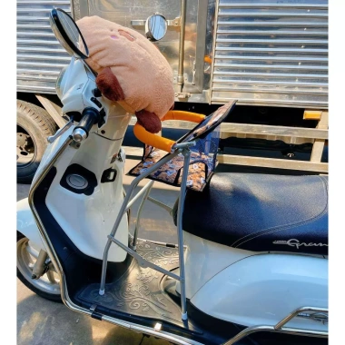 Combo An Toàn Ghế Ngồi Xe Máy Tay Ga, Dây Đai 100cm, Gối Capybara – 345.800₫