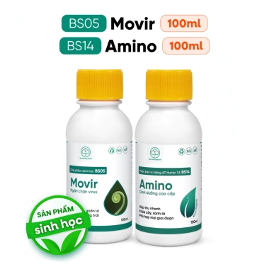 Combo BS05 BS14 Trị Xoăn Ngọn Khảm Lá Sượng - Phục Hồi Cây Trái Rau Màu Đỏ Virus - Bác Sĩ Cây Xanh Giá 212.000 VND
