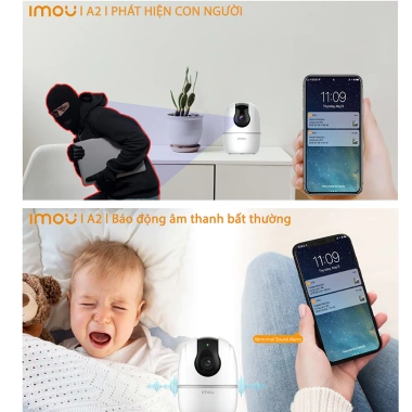 Combo Camera Imou A32 3M Ranger 2 Wifi và Thẻ 64GB và Đế Chữ L Khoen Đồng - Camera Trong Nhà, Giá Ưu Đãi 768.000đ