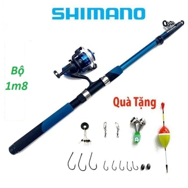 [ Combo Câu Cá ] BỘ CẦN CÂU MÁY 2M1 KÈM MÓN PHỤ KIỆN (rẻ vô địch) 8
