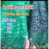 Combo Dài 10m Lưới Lan Thái Đen Xanh 2-4m, Che Nắng, Che Mưa, Giá chỉ 120.000