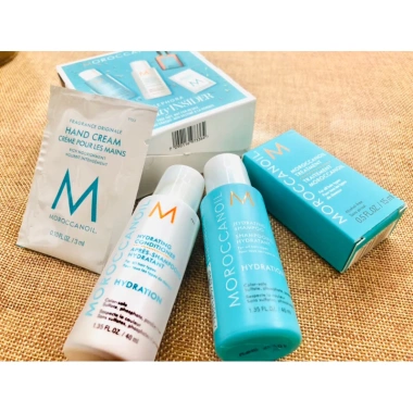Combo gội xả dưỡng tóc và dưỡng da tay MOROCCANOIL chính hãng - Giảm giá 149k (Giá gốc 193.700)