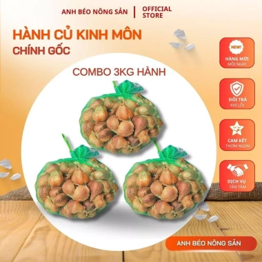 Combo Hành Củ Kinh Môn 1kg-5kg Thơm Nồng Đậm Vị - Giá chỉ 42.000₫