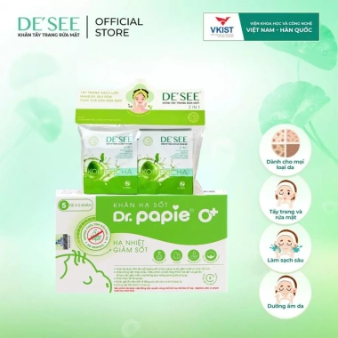 Combo Khăn Tẩy Trang 2in1 Kombucha Dành cho Mẹ Bầu & Sau Sinh, Làm Sạch Da An Toàn Lành Tính 2 Combo Khăn Tẩy Trang 2in1 Kombucha Dành cho Mẹ Bầu & Sau Sinh, Làm Sạch Da An Toàn Lành Tính 2