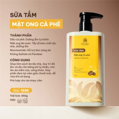 Combo Làm Sạch Da Body - Sữa Tắm Tẩy Da Chết Cà Phê Mật Ong Cỏ Mềm - 420.000đ