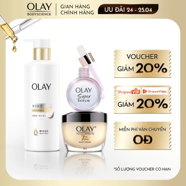 Combo Olay 260g + Serum 5in1 30ml + Kem Effects 7in1 50g - 1.244.600 VND